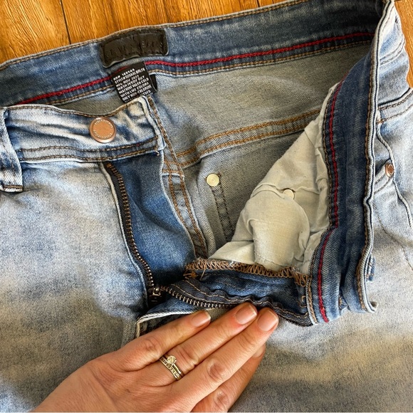 STEVES JEANS Men’s Blue Acid Wash Slim Jeans Denim Size 30x32 - Picture 6 of 13